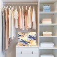 thumbnail image 6 of 40L Lidded Home Storage Bins Foldable Storage Box with Handle for Home Bedroom Closet, Dragonfly Printed, 6 of 7