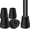 Black, variant on SupreGear Cane Tips 3/4 inch Rubber Non-Slip Traction Tip, 4 Pack for Walking Canes
