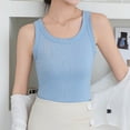 thumbnail image 2 of fatyb Women's Tank Tops Ribbed Sleeveless Basic Tops Casual Round Neck Knit Summer Tee Shirts for Women, 2 of 7
