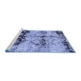 thumbnail image 2 of Ahgly Company Machine Washable Indoor Rectangle Abstract Blue Modern Area Rugs, 7' x 10', 2 of 4