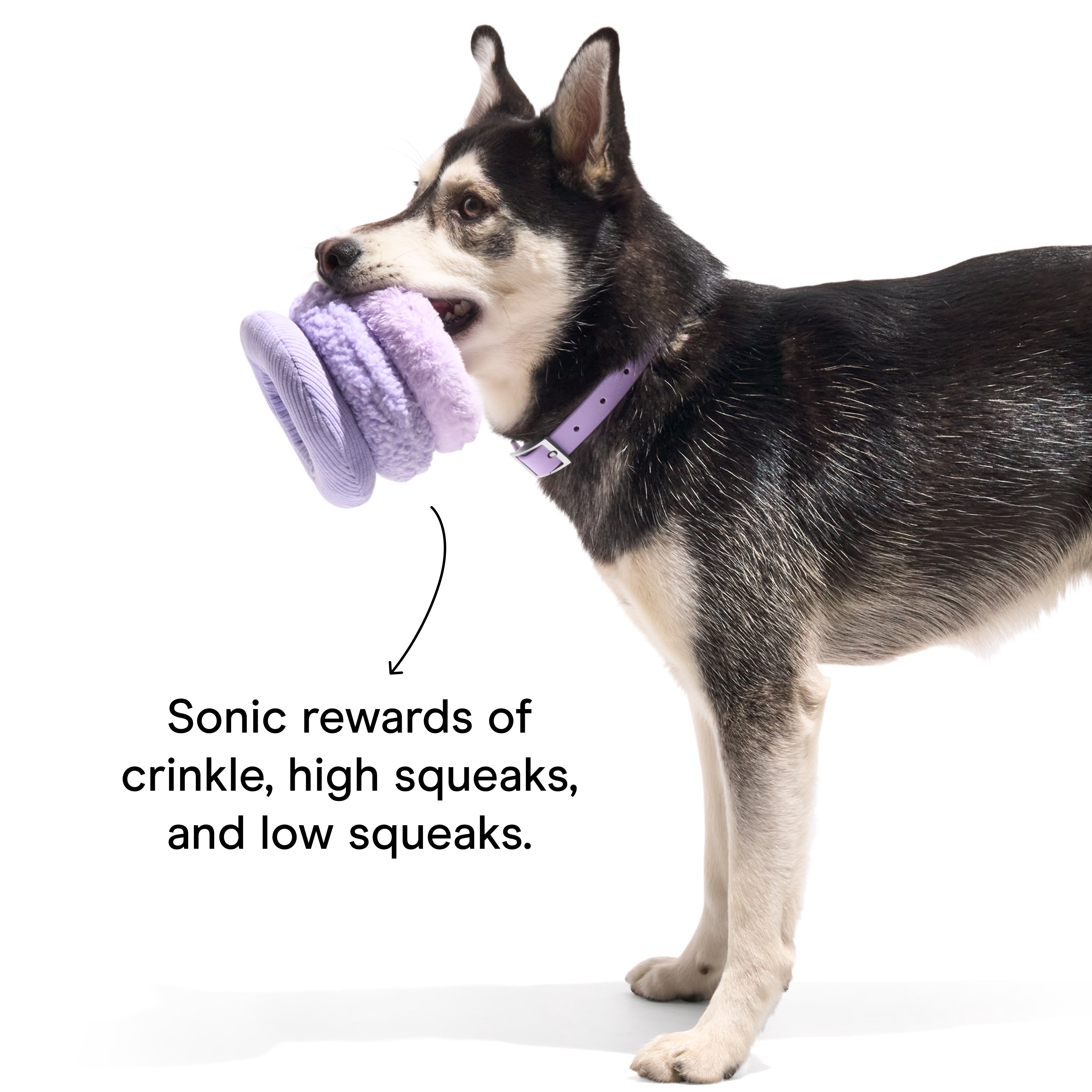 Wild One Durable Plush Tennis Tuft Dog Toy, Mental Enrichment with