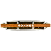 Hohner 532 Blues Harp MS Harmonica - Key of C Bundle with Case, Pouch, Austin Bazaar Online Manual, and Polishing Cloth