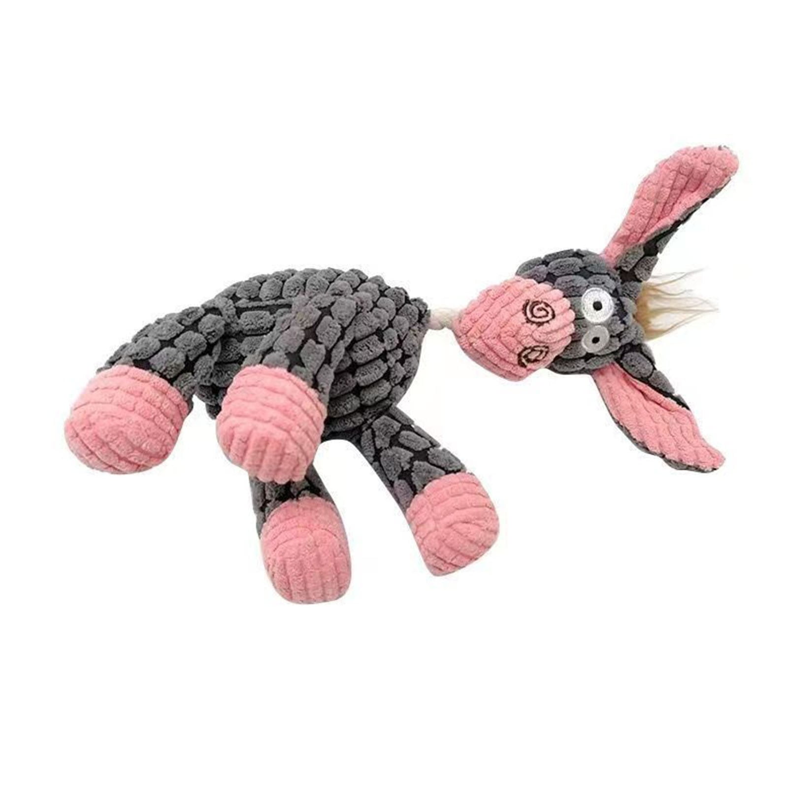 Plush Dog Toys for Aggressive Chewers 3 Pack, Dog Toy Stuffed Animal Set, Durable Stuffed Dog Toy for Puppies & Anxiety Comfort（ABC)
