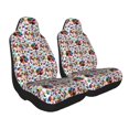 thumbnail image 2 of Naloa Mexican Bright Style Car Seat Covers 2PCs Front Car Seat Covers Universal fit for Most Cars SUVs and Trucks - 2 PCS, 2 of 5