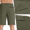 thumbnail image 6 of Men's Hiking Cargo Shorts Quick Dry Lightweight Summer Casual Shorts for Men Work Golf Outdoor 5 Pockets, L, 6 of 7