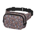 thumbnail image 2 of Easygdp Snowflake Fox Fanny Packs for Women Men, Belt Bag, Fashion Crossbody Bags, for Workout/Running/Hiking, 2 of 9