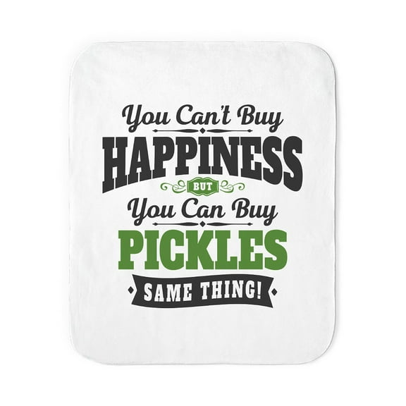 CafePress - Pickles Happiness - Sherpa Fleece Throw Blanket 60" x 50"