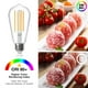 thumbnail image 3 of Bombillas LED vintage regulables DAYBETTER 60 W E26 blanco cálido 2700 K ST58 8 W 800 Lm 80+ CRI Pack de 6, 3 of 7