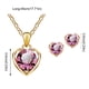 thumbnail image 3 of Pendientes para mujer, regalos para mujer, moda, collar con colgante de cristal, pendientes, combinación de joyas, joyas para mujer, pendientes para mujer, 3 of 3