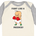 thumbnail image 4 of Inktastic Nicu Fight Like a Preemie Baby Boxer Boys or Girls Long Sleeve Baby Bodysuit, 4 of 5