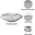 thumbnail image 5 of Vegetable Steamer Baskets Folding Expandable Steamer Inserts for Instant Pot Accessories, Safety Tool, Stainless Steel, Pressure Cooker, Pot in Pot, Food Steamer Cooking(fit pots for 6" to 10"), 5 of 7