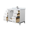 thumbnail image 4 of Wyndham Collection WCH515142SWZCMUNSMXX Marlena 42" Free Standing Single Basin Vanity Set, 4 of 7