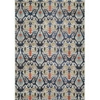 Navy ikat rug Navy ikat rug