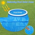 thumbnail image 6 of 1PC Solar Cover for Swimming Pool Heat Insulation Round Kids Pool Cover Blue Diameter 2.90M, 6 of 8