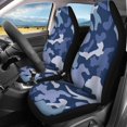 thumbnail image 3 of Pzuqiu Seat Protectors Breathable Polyester, Compatible with Sedan Seats Vehicle Seats, for Truck Trucks, Blue Camouflage, 3 of 10