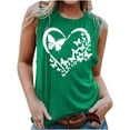 thumbnail image 1 of LSLJS Blouse Sans Manches Imprimée Mode Décontractée pour Femmes Col Rond Sexy Pull-Over Slim, Débardeurs pour Femmes, 1 of 4