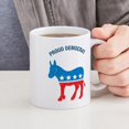 thumbnail image 4 of CafePress - Proud Democrat Mug - 11 oz Ceramic Mug - Novelty Coffee Tea Cup, 4 of 4