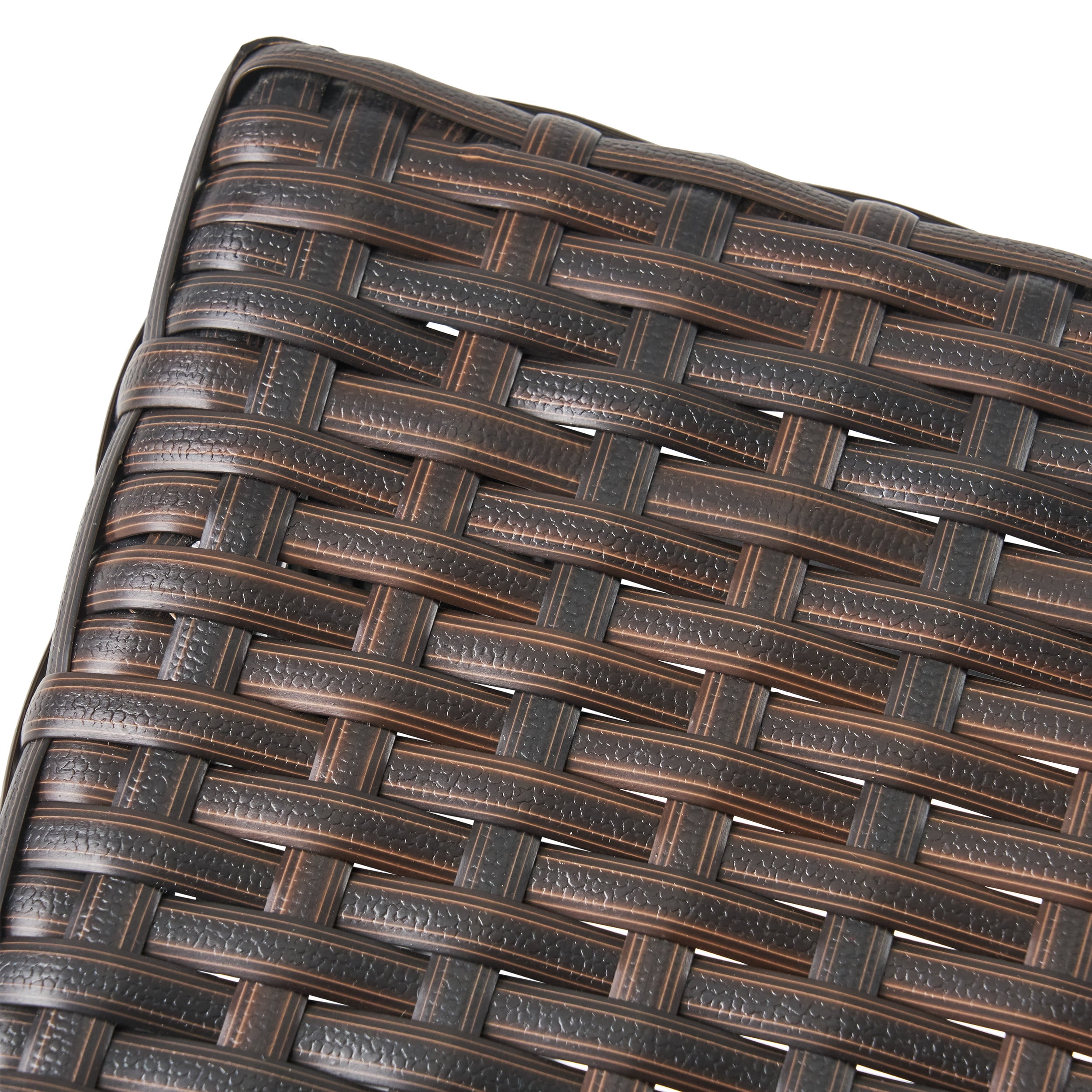 Brown Outdoor Wicker Chairs (Set of 2)