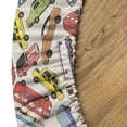 thumbnail image 5 of Ambesonne Cars Fitted Round Tablecloth, Lorry Cargo Taxi Fun Print, 56"- 60" Diameter, Multicolor, 5 of 5