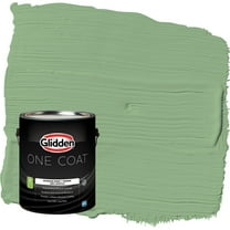 Glidden One Coat Pear Cactus / Green Semi-Gloss Interior Paint with Primer, 1 Gallon