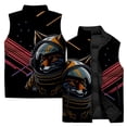 thumbnail image 4 of Nueva chaqueta sin mangas para hombre, chaleco con estampado animal colorido en 3D, chaqueta, abrigo para exteriores, ciclismo, camping, chaqueta cálida para hombre, ropa, 4 of 5