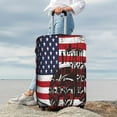 thumbnail image 7 of Uemuo USA Vintage Flag Tractor Printed Washable Luggage Cover - Fashion Suitcase Protector Fits 18-32 Inch Luggage-X-Large, 7 of 7
