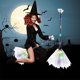 thumbnail image 4 of Juguete de Bruja de Halloween Rudolph Broomstick Academy, 4 of 6