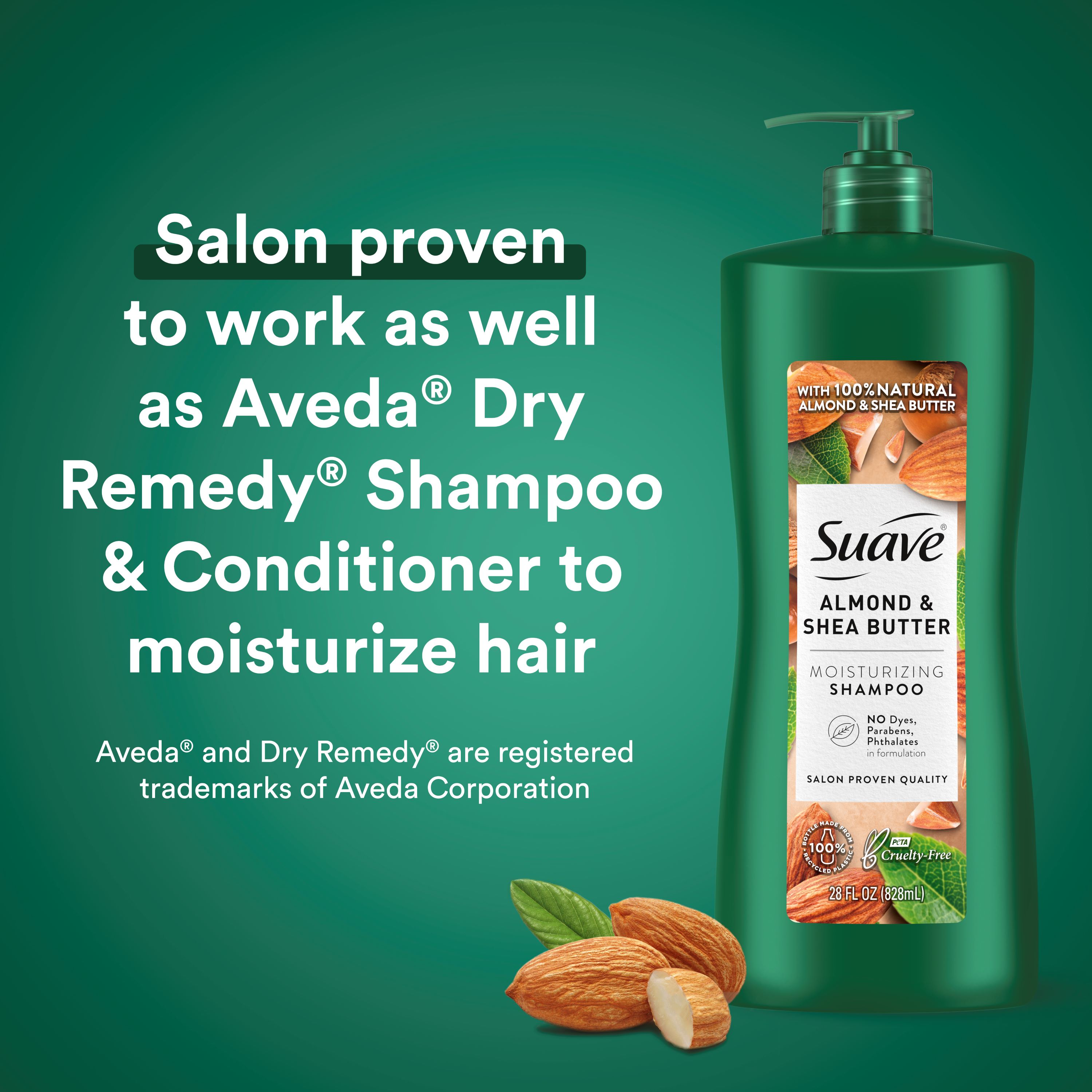 Suave Professionals Moisturizing Shampoo, Almond & Shea Butter, 28 fl oz - image 5 of 13