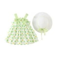 thumbnail image 3 of Robes pour Nouveau-Né Robe Tutu Sans Manches pour Bébé Fille Robe d'Été avec Chapeaux Deux Pièces Ensembles Bébé Fille 2-3 Ans, 3 of 3