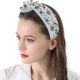 thumbnail image 5 of Moda elegante banda de pelo de las señoras Diadema anudada de las mujeres adornado Top Hairband, 5 of 5