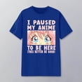 thumbnail image 2 of XIAONU Anime Print T Shirt for Men Short Sleeve Crewneck Graphic Tee Lightweight Casual Otaku Fan Tees, 2 of 3