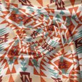 thumbnail image 5 of Ambesonne Tribal Valance Pack of 2, Aztec Folk Native Motif, 54"X18", Teal Cream Red, 5 of 5