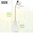thumbnail image 2 of JJEAN-Bulb Duster Powder Duster Diatomaceous Earth Bulb Dusters with Long Copper Tube Garden Sprayer Applicator for Organic Gardening Agricultural Supplies and Control Accessories(Simple Style,1 Piec, 2 of 4