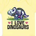 thumbnail image 4 of Inktastic Girl Dinosaur I Love Dinosaurs Girls Baby Bodysuit, 4 of 5