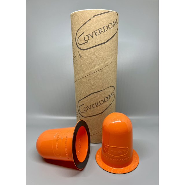 Funda de pintura temporal para rociadores contra incendios Coverdome, naranja, paquete de 25