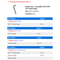 thumbnail image 2 of Heater Hose - Compatible with 1988 - 1991 Buick Regal 1989 1990, 2 of 2