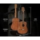thumbnail image 4 of BAMBOO, Guitarra Acustica Travel Mahogany, Tamaño 1/2, para principiantes, adultos, viajes, 34 pulga, 4 of 8
