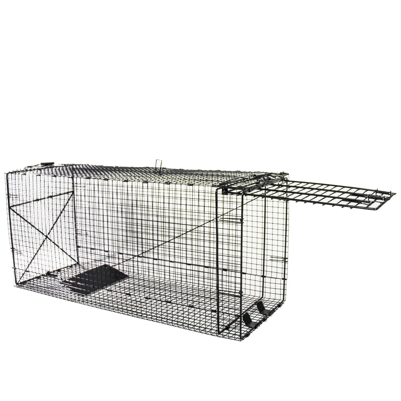 VEVOR Live Animal Cage Trap, 42 x 16 x 18 Humane Cat Trap