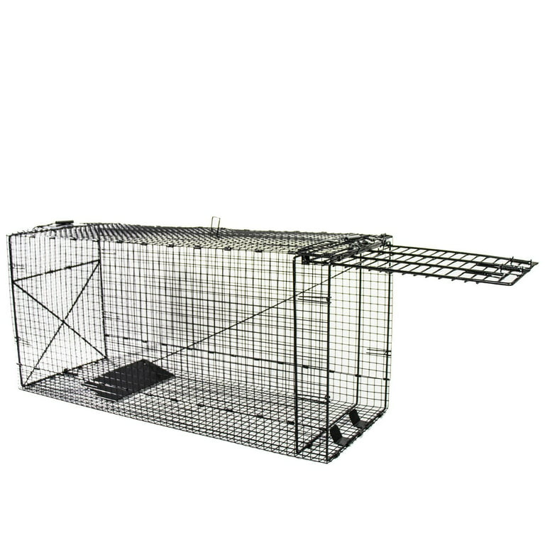 32 in. Folding Live Animal Cage Trap 914048 - The Home Depot