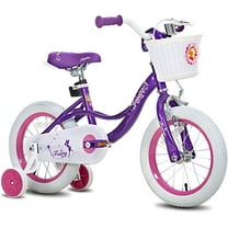 JOYSTAR Fairy Girls Bike for Toddlers and Kids Ages 3-5 Years Old Kids, 14 inch Wheels，Training Wheels Included, Purple