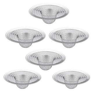 Stainless Steel Hair Catcher Shower Drain Cover with Silicone, Shower Stall Drain  Strainer by Casewin, Bathtub Hair Stopper, Bathroom Hair Trap Floor Drain  Protector, 4.75 inches Round Flat 