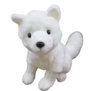 SNNROO Arctic Fox Stuffed Animal - Playful Ease - Timeless Companions - White 9.8 Inches