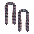 thumbnail image 2 of Zufioo Fantasy Cosmic Landscape Print Graduation Shawl Ribbon, Graduation Ribbon for Male and Female Graduates-Flattened, 2 of 7