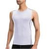 Mlzmgr Compression Tank Tops for Men Fitted Crewneck Sleeveless Strechy Tanks Workout Muscle Tops
