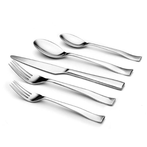 Ensemble de Couverts en Acier Inoxydable 20 Pcs "Hôtel" 18-0, Service pour 4