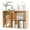 Natural-Oak, variant on Jpiziso 6 Cube Storage Organizer Vertical or Horizontal Bookcase, Open Book Shelf for Bedroom, Living Room, Office