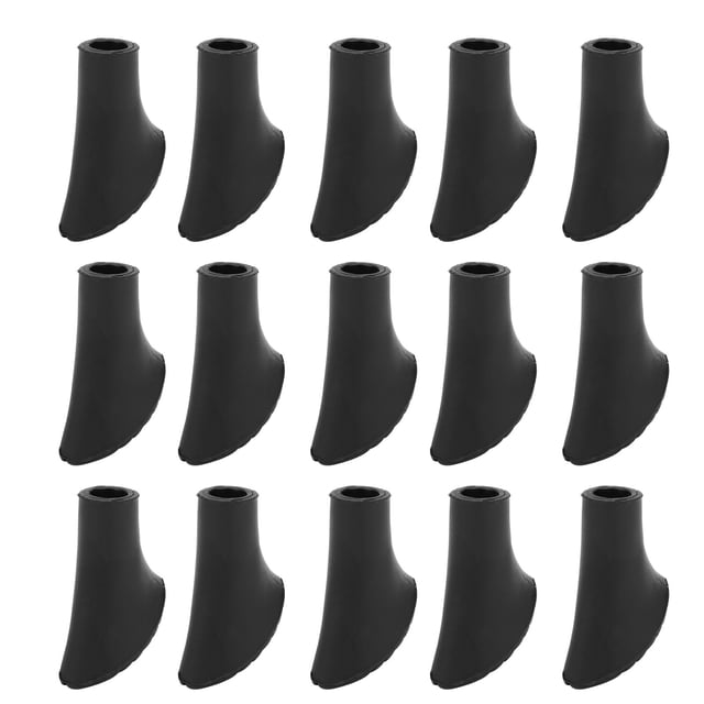 Protectores universales para puntas de bastones de trekking, 15 unidades, antideslizantes, para alpinistas