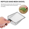 thumbnail image 5 of EIMELI 2 Pcs Stainless Steel Reptile Sand Substrate Scoop Shovel Sifter Fine Mesh Metal Reptile Litter Cleaner Scooper for Sand Bedding, 5 of 9