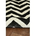 thumbnail image 4 of Elegance Chevron Area Rug Charcoal 8x10 Transitional 100% Polypropylene, 4 of 6