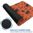 thumbnail image 6 of Long Mouse Pads for Desk,Halloween Cat & Bat Pattern Desk Mats on Top Of Desks, Desk Mouse Pad Extra Large with 3mm Non-Slip Base and Stitched Edge for Gaming,Office,Work,Home 31.5"x11.8", 6 of 6